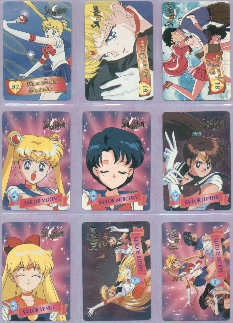Sailor Moon Archival Trading Card Set Rare Hard to find 