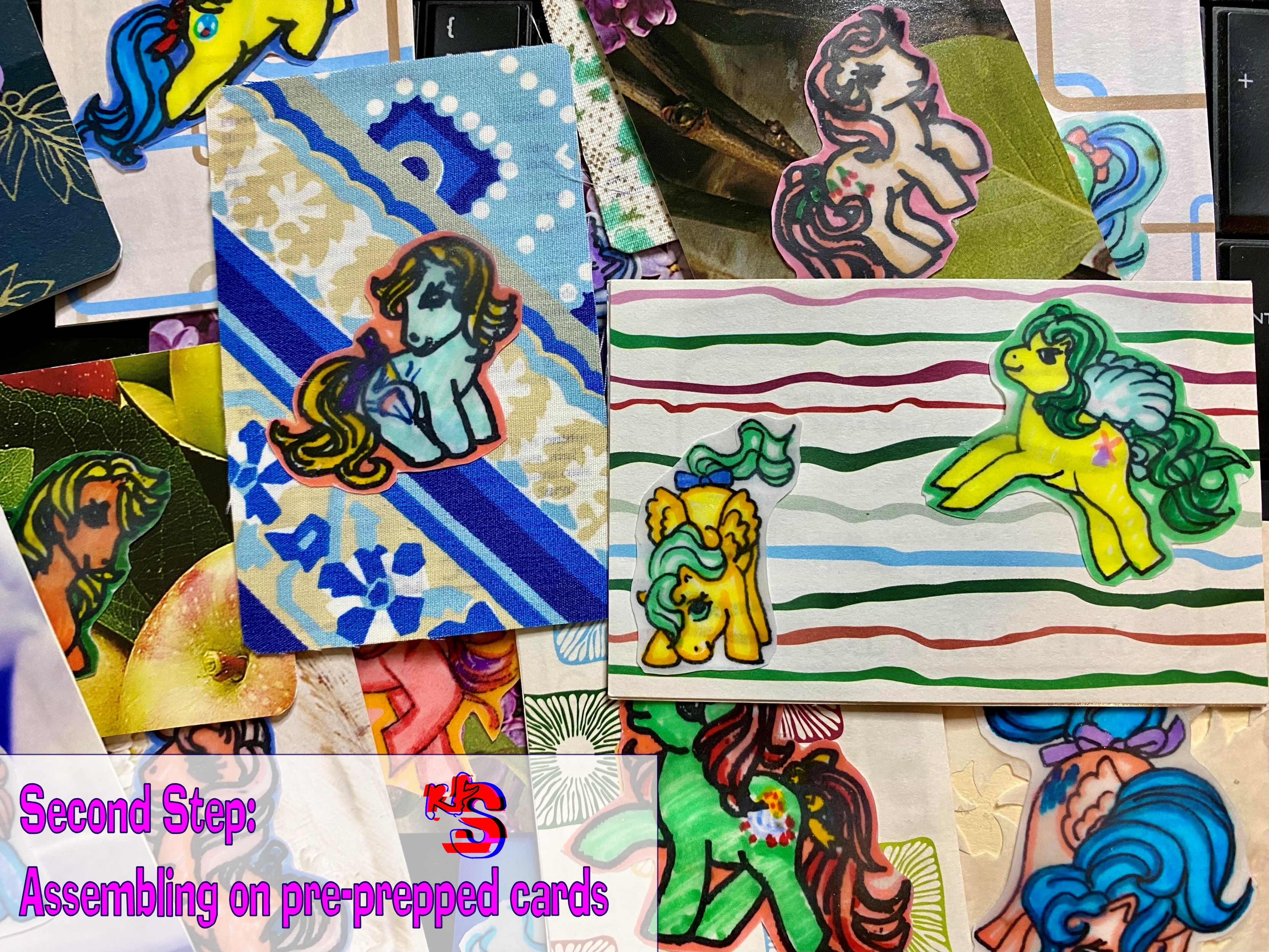 Assembling Doodles and Cards