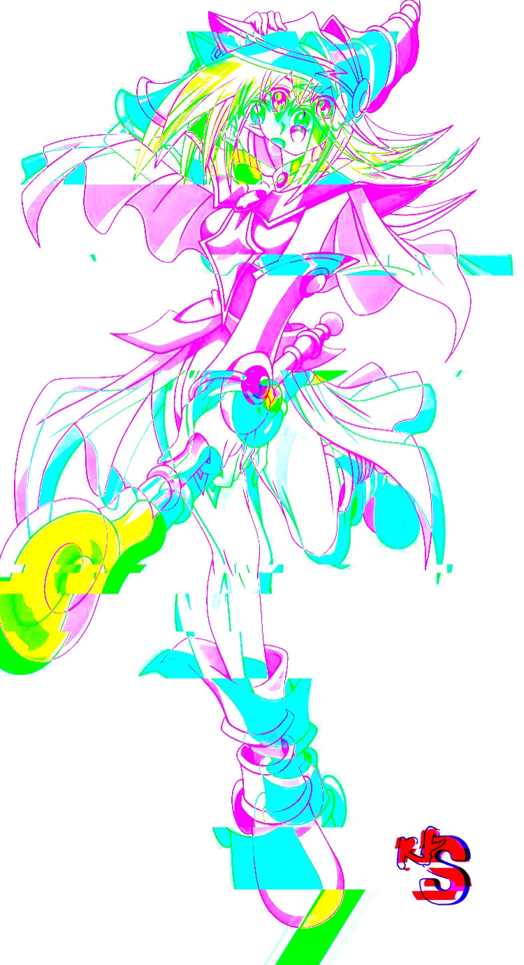 Glitch Magician Girl